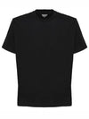 Crew Neck Cotton Jersey Short Sleeve T-Shirt Black - BOTTEGA VENETA - BALAAN 2