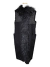 Dries Van Noten Black Pure Wool Long Vest 66 - DRIES VAN NOTEN - BALAAN 1