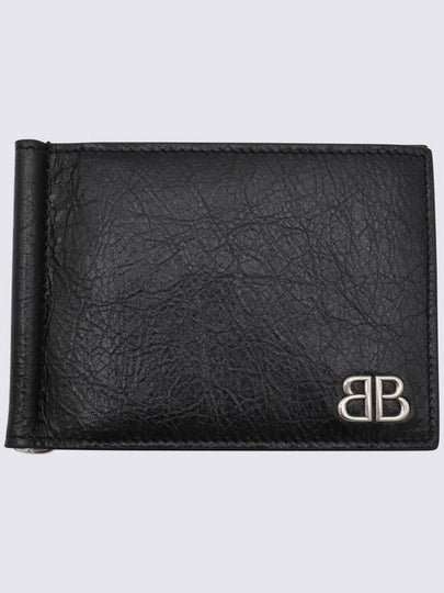 Logo Money Clip Half Wallet Black - BALENCIAGA - BALAAN 2