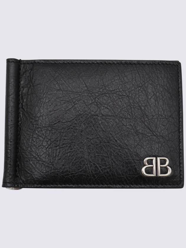 Logo Money Clip Half Wallet Black - BALENCIAGA - BALAAN 5