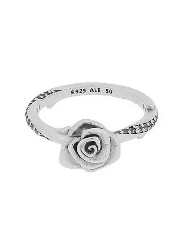 Rose In Bloom Stud Ring Silver - PANDORA - BALAAN 2