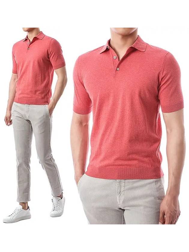 Soft basic collar short sleeve knit ELLPMC52 EL56024 604 - RVR LARDINI - BALAAN 1