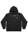 Logo Oversized Cotton Hoodie Black - BALENCIAGA - BALAAN 2