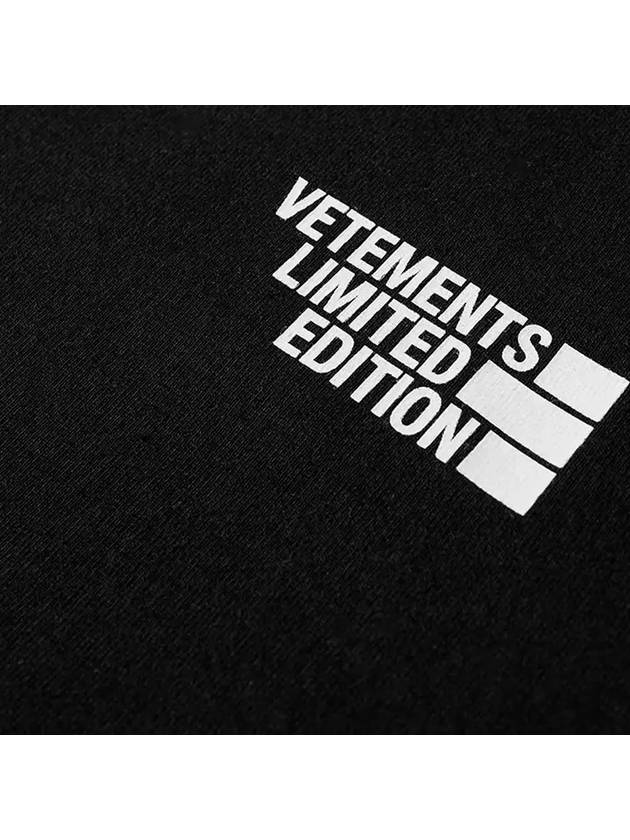 Logo Short Sleeve T-Shirt Black - VETEMENTS - BALAAN 5