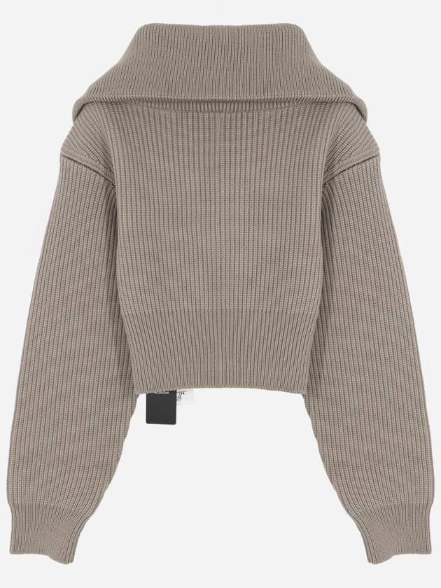 Jacquemus double collar knit zip up SIZE 36 38 - JACQUEMUS - BALAAN 2