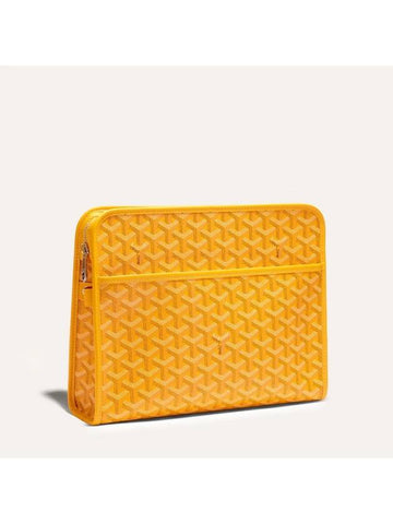 Jouvence GM Clutch Bag Yellow - GOYARD - BALAAN 1