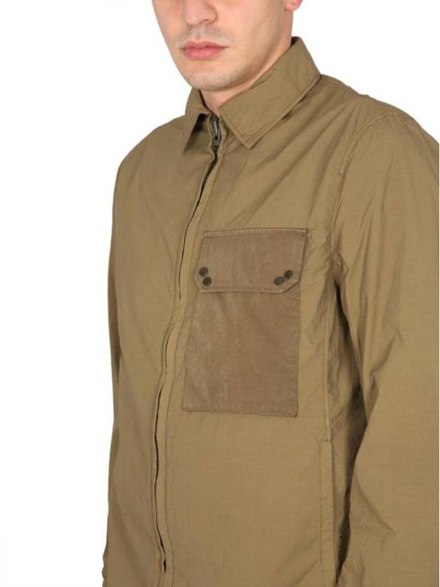 Pocket Zip-Up Mid Layer Jacket Khaki - TEN C - BALAAN 6