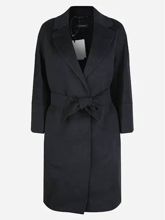 2429016111600 012 Arona Virgin Wool Coat Night Blue 1047415 - MAX MARA - BALAAN 1