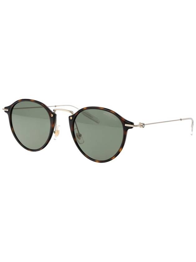 Mont Blanc Sunglasses MB0294S 002 002 HAVANA GOLD GREEN - MONTBLANC - BALAAN 3