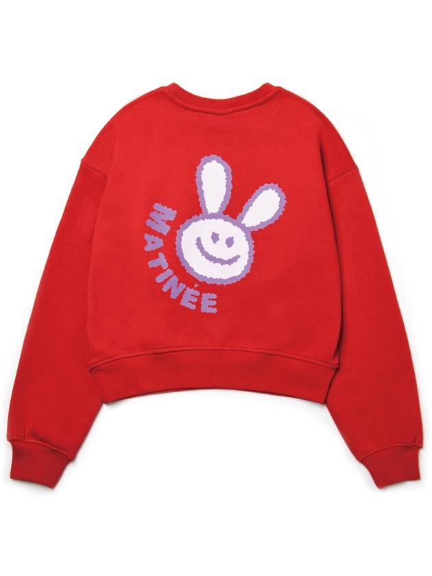 Brushed Options Smiling Rabbit Sweat Shirts RED - LE SOLEIL MATINEE - BALAAN 3