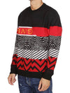 Logo Crew Neck Wool Knit Top Red Black - GIVENCHY - BALAAN 5