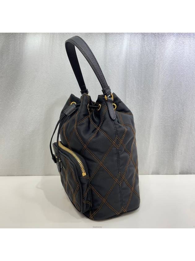 New level 1BH038 Bucket bag quilted stitch shoulder - PRADA - BALAAN 3