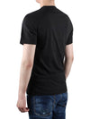 Men's International Small Logo Short Sleeve T-Shirt Black - BARBOUR - BALAAN 5