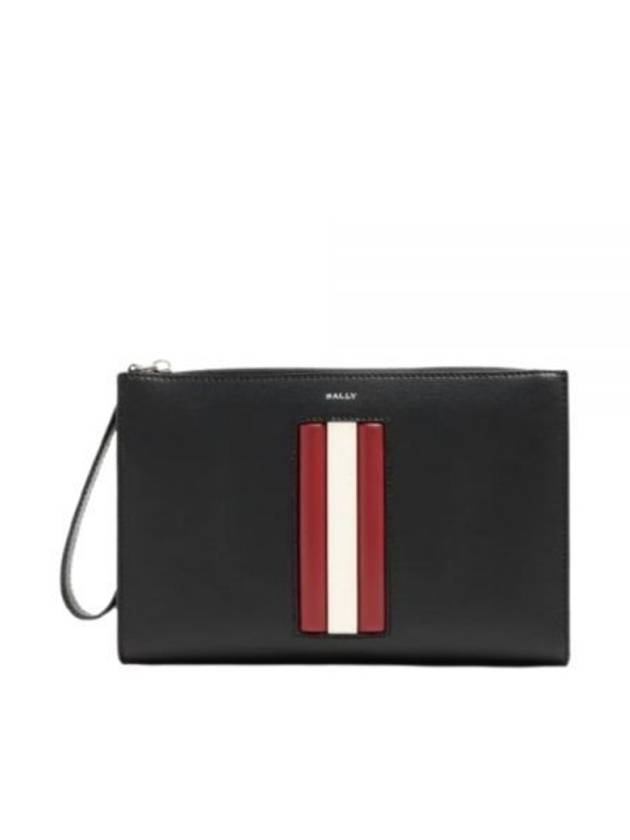 Mythos Leather Clutch Bag Black - BALLY - BALAAN 2