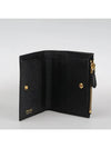 Small Saffiano Half Wallet Black - PRADA - BALAAN 3