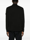 Supima Cotton Twill Stretch-TC Jacket Black - STONE ISLAND - BALAAN 5