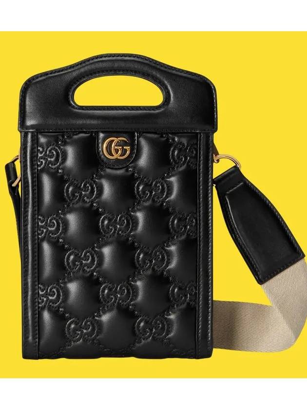 GG Matelasse Mini Bag Black - GUCCI - BALAAN 9