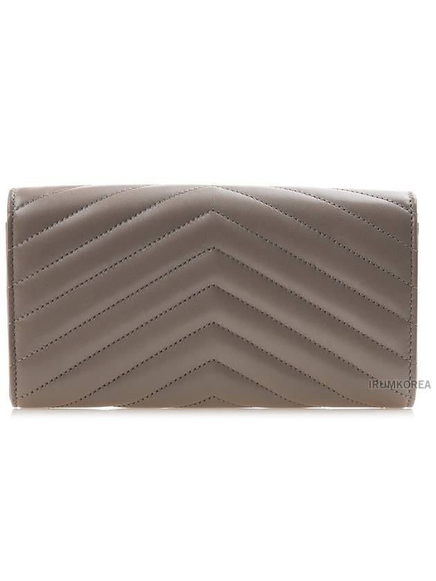 Cassandre Quilted Large Flap Wallet 372264AAA44_2826 - SAINT LAURENT - BALAAN 4