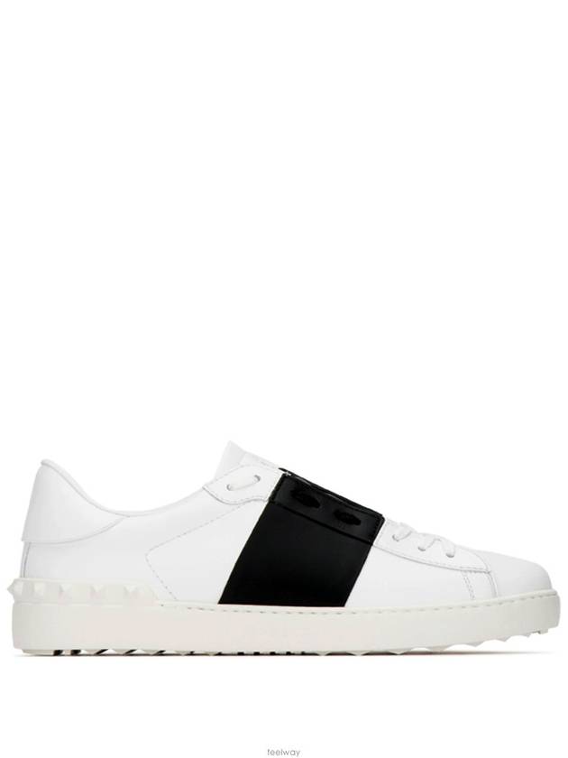 Hidden Open Band Low Top Sneakers White - VALENTINO - BALAAN 4