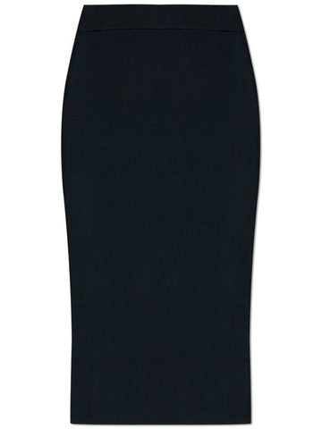 Versace Jeans Couture Skirt With Buttons, Women's, Black - VERSACE - BALAAN 1