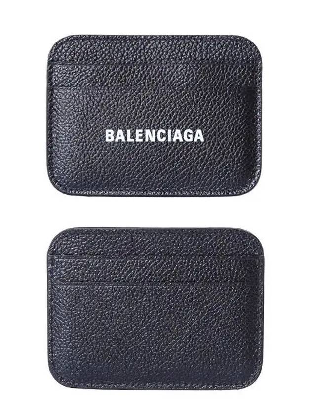 Cash Logo 2 Fold Card Wallet Black - BALENCIAGA - BALAAN 3