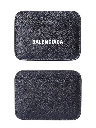 Cash Logo 2 Fold Card Wallet Black - BALENCIAGA - BALAAN 2