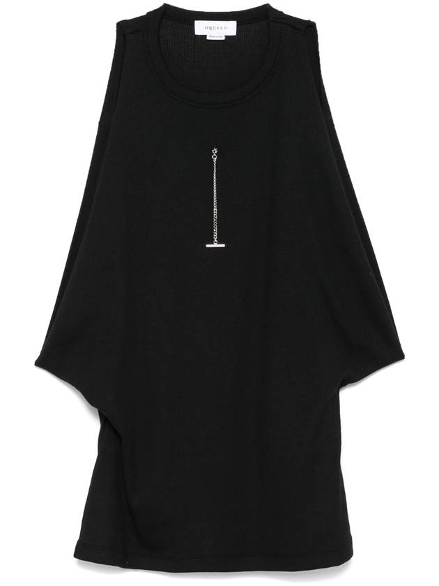 Alexander McQueen Top Black - ALEXANDER MCQUEEN - BALAAN 1