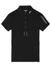 Women's Tour Tech Golf Polo Black - J.LINDEBERG - BALAAN 2