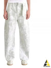 Twisted Belted Straight Pants White - LEMAIRE - BALAAN 2