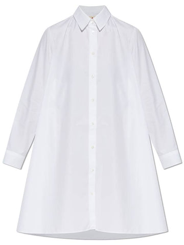 Marni Shirt-style Dress, Women's, White - MARNI - BALAAN 1