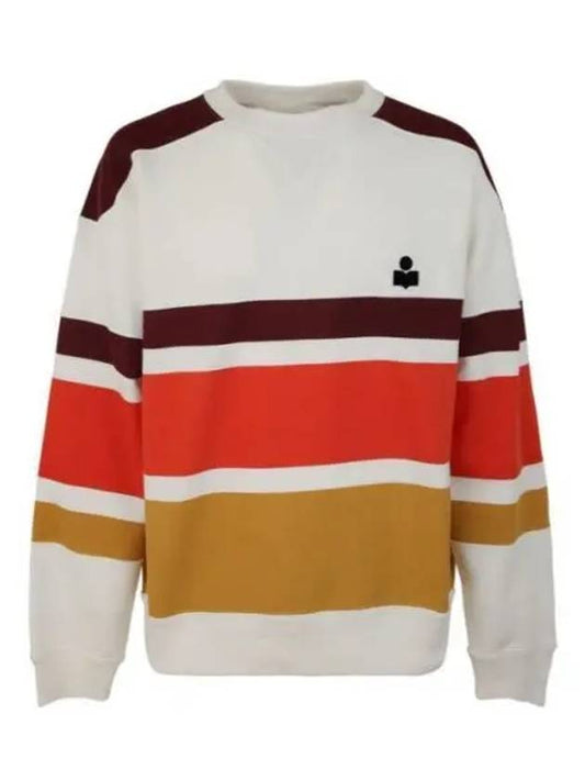 Mayohan Striped Sweatshirt Burgundy SW0037HA A1M43H - ISABEL MARANT - BALAAN 1