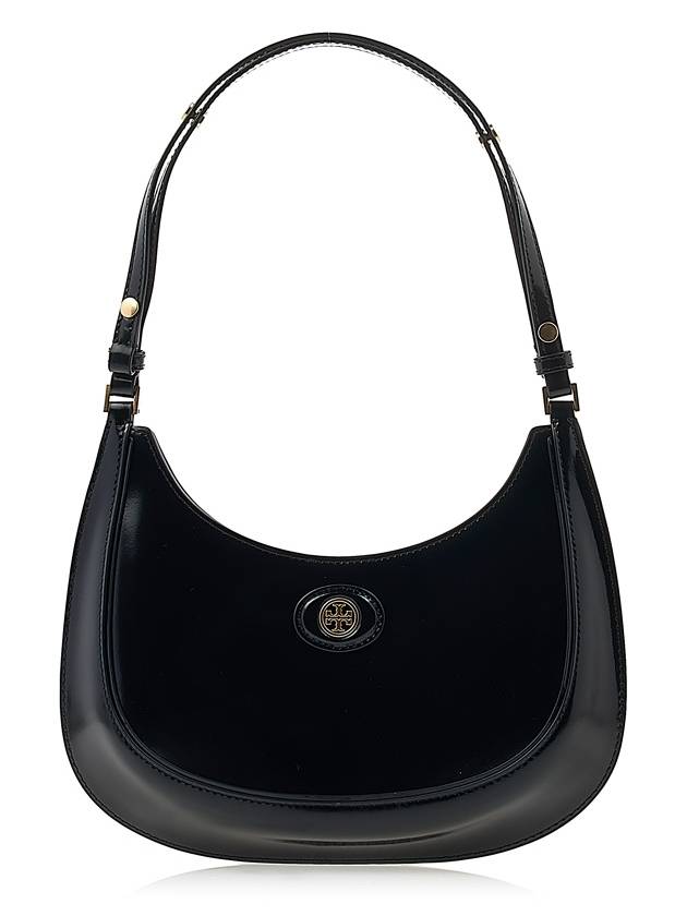 Convertible Crescent Shoulder Bag Black - TORY BURCH - BALAAN 2