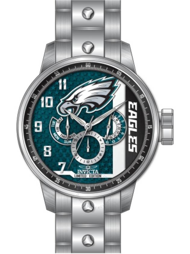 Invicta NFL Philadelphia Eagles GMT Quartz Men's Watch 45127 - INVICTA - BALAAN 1