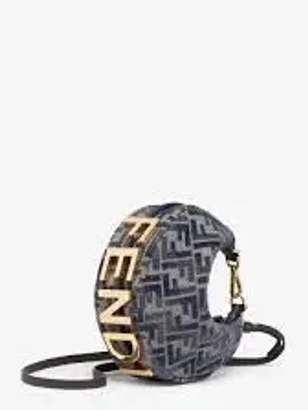 Fendigraphy Mini Shoulder Bag Blue - FENDI - BALAAN 2