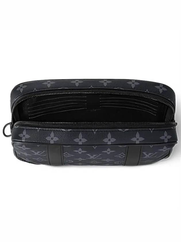 Pochette Kasai Monogram Eclipse Pouch Bag Black - LOUIS VUITTON - BALAAN 4