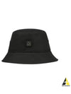 Men's Logo Patch Polyamide Bucket Hat Black - HUGO BOSS - BALAAN 2