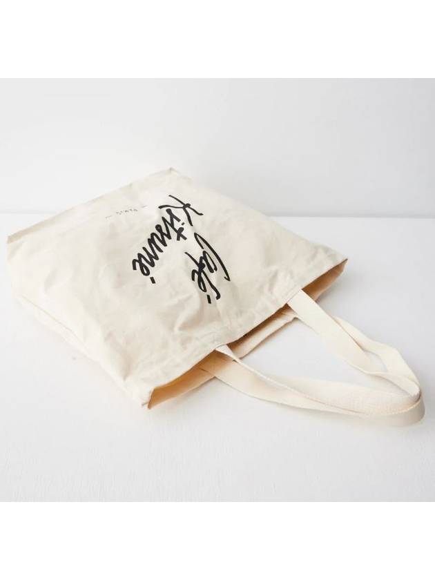 Cafe Kitsune Canvas Tote Bag Latte - MAISON KITSUNE - BALAAN 10