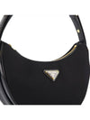 Arque Re-Nylon Leather Shoulder Bag Black - PRADA - BALAAN 5