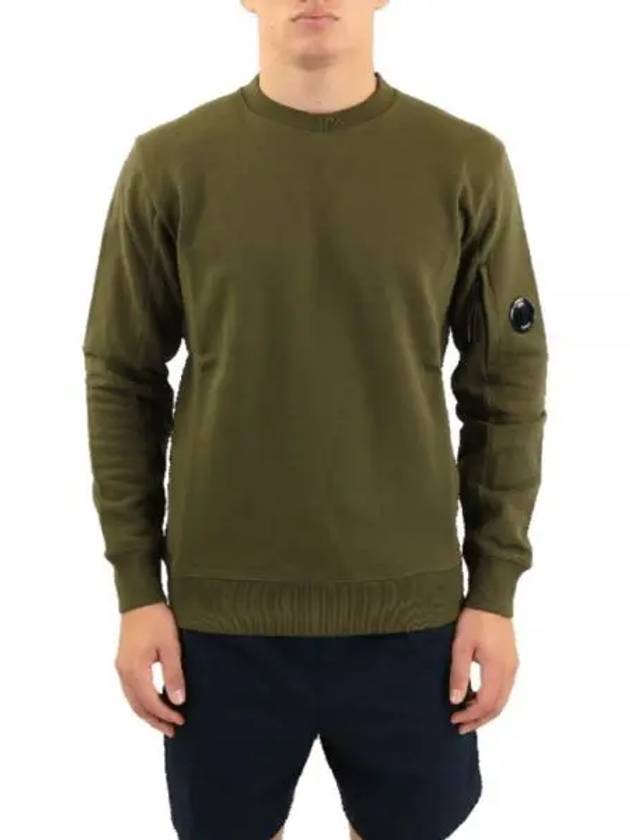 Diagonal Raised Fleece Sweatshirt Brown - CP COMPANY - BALAAN 2