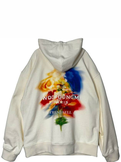 Swaying Flower Back Logo Hoodie Ivory - WOOYOUNGMI - BALAAN 2