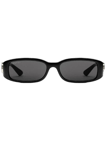 Eyewear Rectangular Frame Sunglasses Black - GUCCI - BALAAN 1