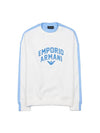 Logo crew neck sweatshirt 3R1MBE 1JHSZ 0164 - EMPORIO ARMANI - BALAAN 11