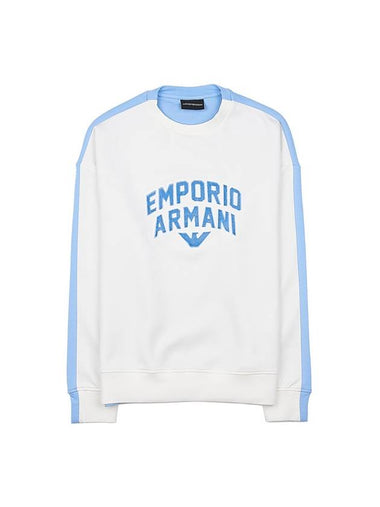 Logo Crew Neck Sweatshirt - EMPORIO ARMANI - BALAAN 1