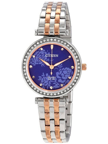 Citizen Quartz Crystal Blue Dial Ladies Watch ER0218-53L - CITIZEN - BALAAN 1