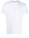 Embroidered Logo Short Sleeve T-Shirt White - STONE ISLAND - BALAAN 2