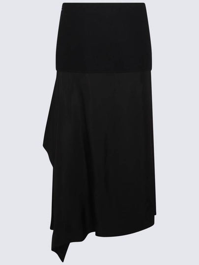 Jil Sander Black Wool Skirt - JIL SANDER - BALAAN 2