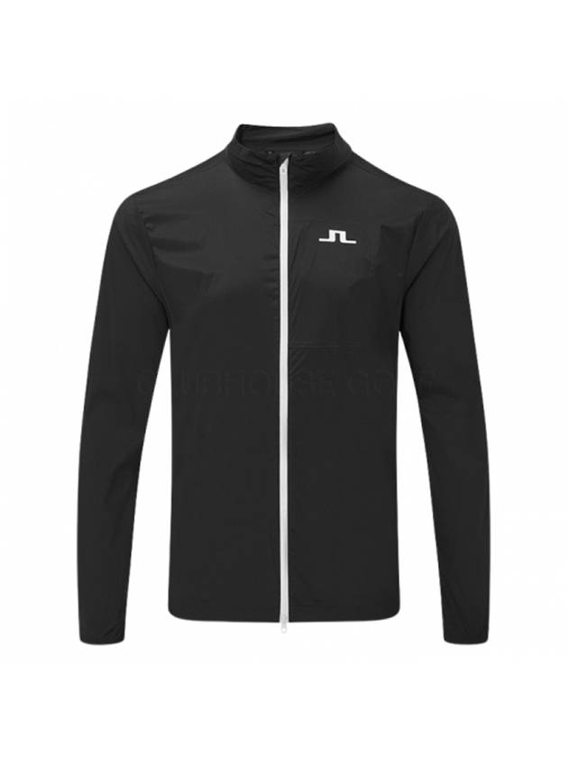 Ash Light Packable Zip Up Jacket Black - J.LINDEBERG - BALAAN 1