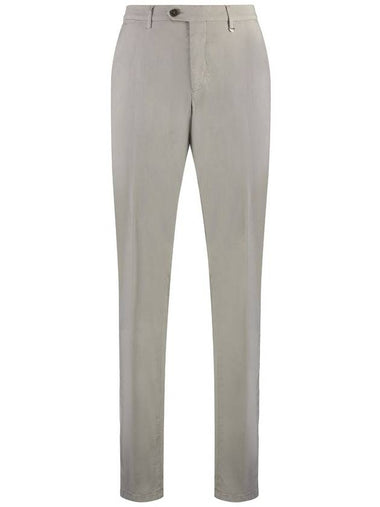 Canali Slim Fit Chino Trousers - CANALI - BALAAN 1