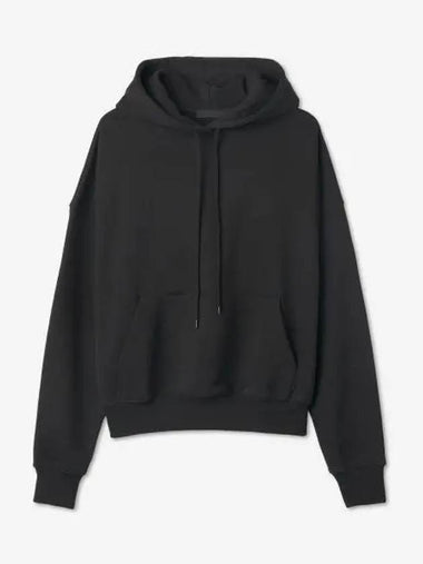 Classic Drawstring Hood Black W1012R03BLK - WARDROBE.NYC - BALAAN 1