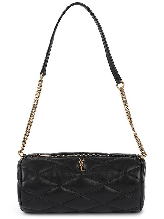 Tube Quilting Small Shoulder Bag Black - SAINT LAURENT - BALAAN 2